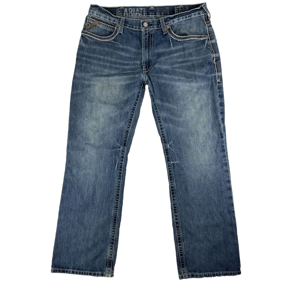 Miss Me Jeans Women's Blue Bootcut‎ Medium Wash Low Rise Jeans Size 28